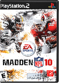 Madden NFL 10 Playstation 2 US box art